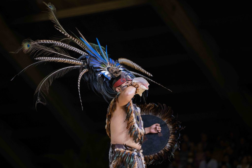 Hōʻike Night at the 62nd Merrie Monarch Festival in Hilo. April 23, 2025. (Photo: SunRa Adziyaomamawu/For Big Island Now)