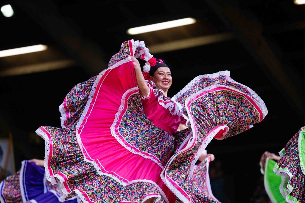 Hōʻike Night at the 62nd Merrie Monarch Festival in Hilo. April 23, 2025. (Photo: SunRa Adziyaomamawu/For Big Island Now)